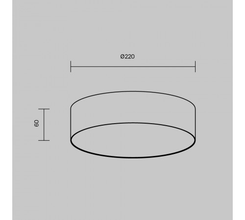 Потолочный светильник Maytoni Technical Ceiling Zon C032CL-24W4K-RD-W Потолочный светильник Maytoni Technical Ceiling Zon C032CL-24W4K-RD-W