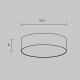 Потолочный светильник Maytoni Technical Ceiling Zon C032CL-24W4K-RD-W