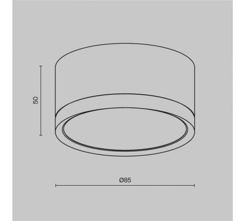 Потолочный светильник Maytoni Technical Hoop C086CL-GX53-SRD-BW Потолочный светильник Maytoni Technical Hoop C086CL-GX53-SRD-BW