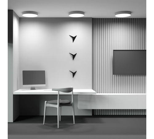 Потолочный светильник Maytoni Technical Ceiling & Wall Zon C032CL-45W4K-RD-W Потолочный светильник Maytoni Technical Ceiling & Wall Zon C032CL-45W4K-RD-W