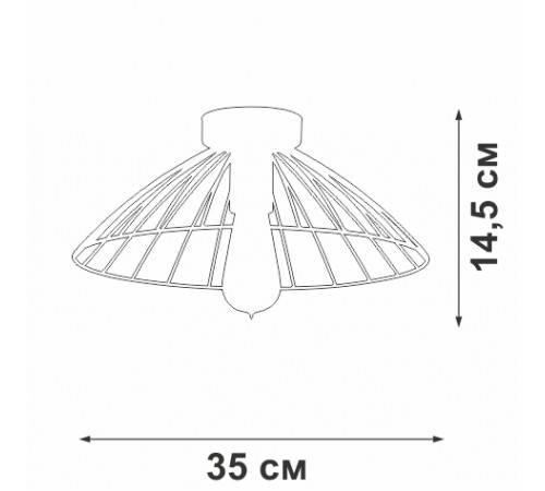 Потолочный светильник Vitaluce V3036-1/1PL Потолочный светильник Vitaluce V3036-1/1PL