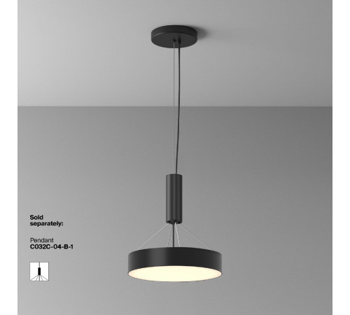 Потолочный светильник Maytoni Zon C032CL-36W3K-RD-B Потолочный светильник Maytoni Zon C032CL-36W3K-RD-B