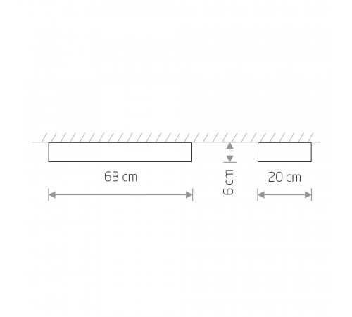 Потолочный светильник Nowodvorski Soft Ceiling Led 60x20 7526 Потолочный светильник Nowodvorski Soft Ceiling Led 60x20 7526