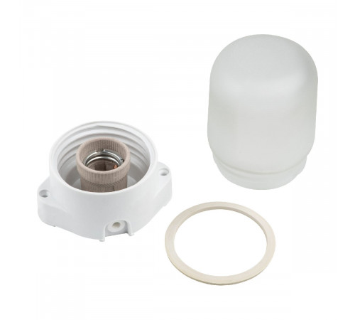 Потолочный светильник Uniel UWL-K01R 60W/E27 IP65 WHITE UL-00011471 Потолочный светильник Uniel UWL-K01R 60W/E27 IP65 WHITE UL-00011471