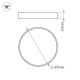 Потолочный светильник Arlight SP-Tor-Pill-R600-50W Warm3000 022131(2)