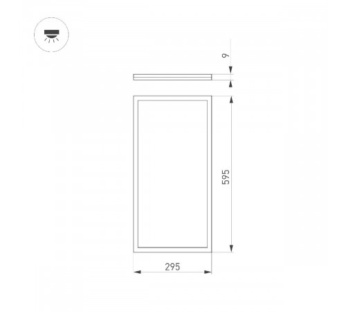 Светодиодная панель Arlight DL-INTENSO-S300x600-28W Warm3000 (WH, 120 deg, CRI90, 230V) 043554 Светодиодная панель Arlight DL-INTENSO-S300x600-28W Warm3000 (WH, 120 deg, CRI90, 230V) 043554