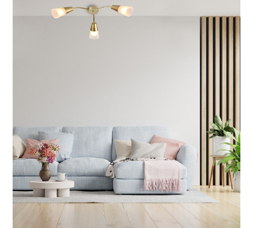 Потолочный светильник Escada Aquilegia 1100/3P Gold Потолочный светильник Escada Aquilegia 1100/3P Gold