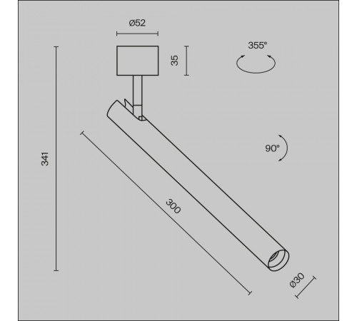 Потолочный светильник Maytoni Technical Ceiling Focus T C141CL-L300-6W3K-B Потолочный светильник Maytoni Technical Ceiling Focus T C141CL-L300-6W3K-B