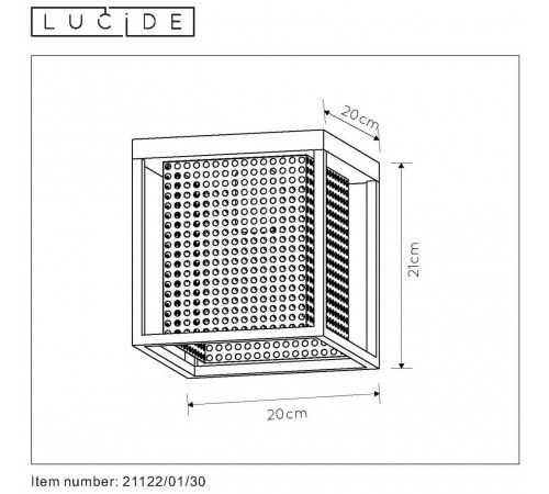 Потолочный светильник Lucide SANSA 21122/01/30 Потолочный светильник Lucide SANSA 21122/01/30