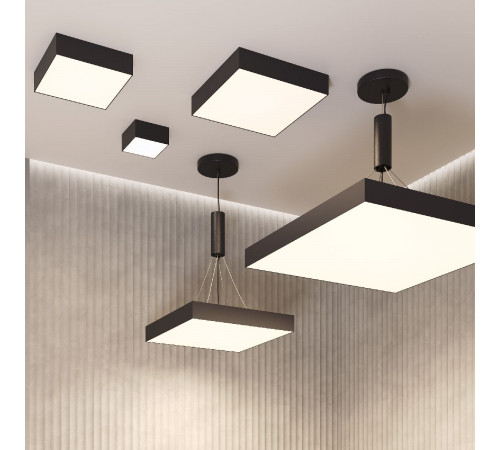 Потолочный светильник Maytoni Zon C032CL-90W4K-SQ-B Потолочный светильник Maytoni Zon C032CL-90W4K-SQ-B