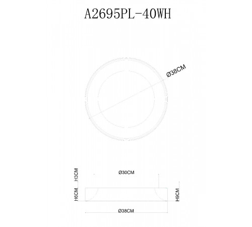 Потолочный светильник Arte Lamp Kurhah A2695PL-40WH Потолочный светильник Arte Lamp Kurhah A2695PL-40WH