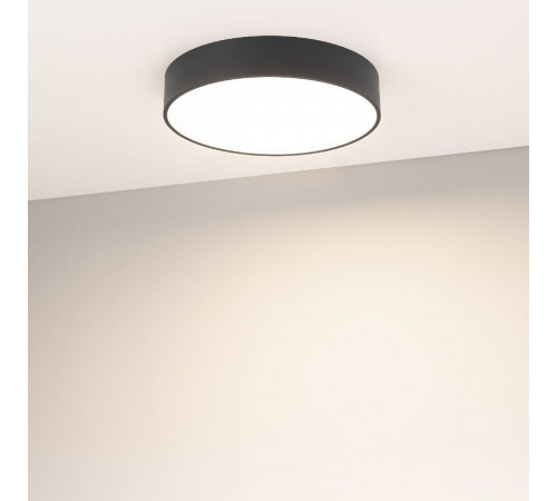 Потолочный светильник Arlight IM-RONDO-EMERGENCY-3H-R350-33W Day4000 (BK, 120 deg, 230V) 041068