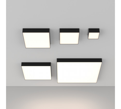 Потолочный светильник Maytoni Zon C032CL-24W4K-SQ-B Потолочный светильник Maytoni Zon C032CL-24W4K-SQ-B