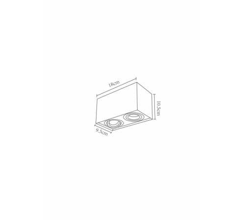 Потолочный светильник Arte Lamp Factor A5544PL-2BK