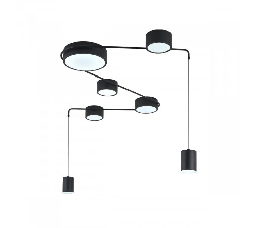 Потолочный светильник Indigo Modulo 14028/7С Black V000160L Потолочный светильник Indigo Modulo 14028/7С Black V000160L