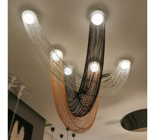 Потолочный светильник Delight Collection Aura 10114P silver Потолочный светильник Delight Collection Aura 10114P silver