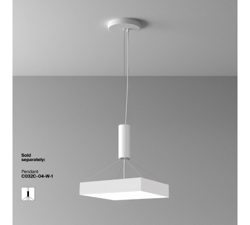 Потолочный светильник Maytoni Zon C032CL-45W4K-SQ-W Потолочный светильник Maytoni Zon C032CL-45W4K-SQ-W