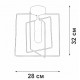 Потолочный светильник Vitaluce V3793-1/1PL