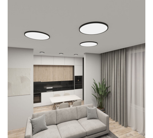 Потолочный светильник Denkirs Thin DK6522-BK