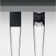 Подвесной светодиодный светильник Ideal Lux Fluo Wide 1200 3000K Black 191997