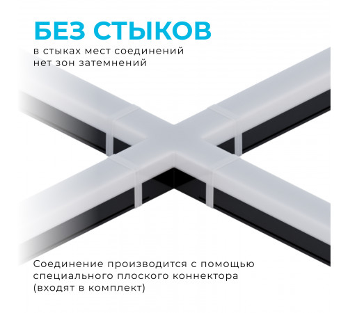 Светильник-коннектор Х-образный Apeyron 30-15