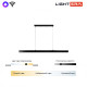 Линейный подвесной светильник Lightera Baffin LE112L-150B WIFI