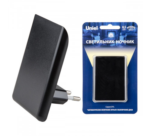 Светильник-ночник Uniel DTL-320 Прямоугольник/Black/Sensor UL-00007222 Светильник-ночник Uniel DTL-320 Прямоугольник/Black/Sensor UL-00007222
