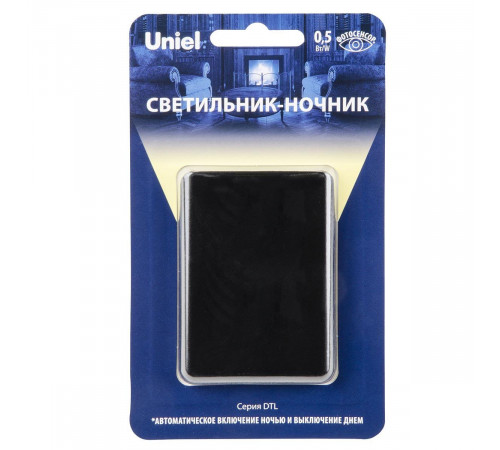 Светильник-ночник Uniel DTL-320 Прямоугольник/Black/Sensor UL-00007222 Светильник-ночник Uniel DTL-320 Прямоугольник/Black/Sensor UL-00007222