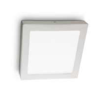 Настенно-потолочный светодиодный светильник Ideal Lux Universal 24W Square Bianco 138657