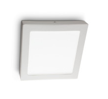 Настенно-потолочный светодиодный светильник Ideal Lux Universal 24W Square Bianco 138657