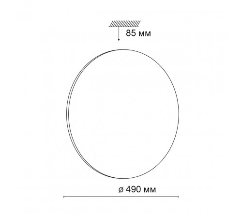 Настенно-потолочный светильник Sonex Lassa 3043/EL