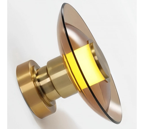 Настенно-потолочный светильник Delight Collection 8665W/S gold/amber