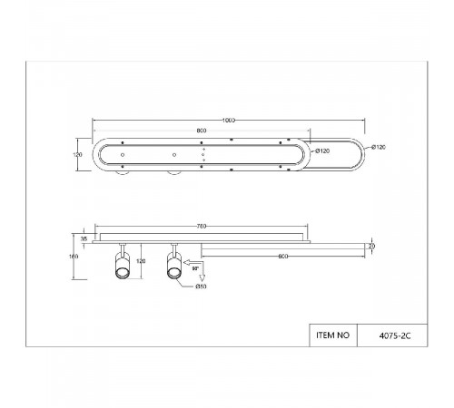Настенно-потолочный светильник Favourite Planar 4075-2C Настенно-потолочный светильник Favourite Planar 4075-2C