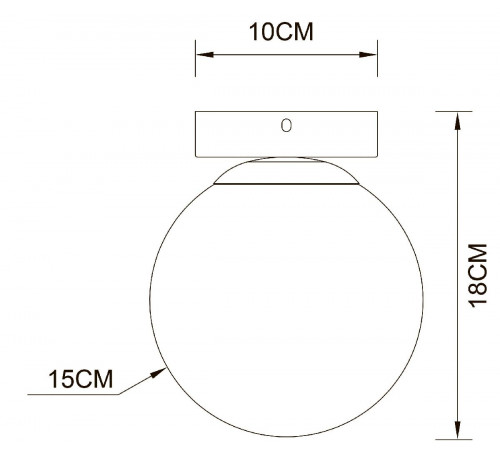 Настенно-потолочный светильник Arte Lamp Alcor A2224PL-1PB Настенно-потолочный светильник Arte Lamp Alcor A2224PL-1PB