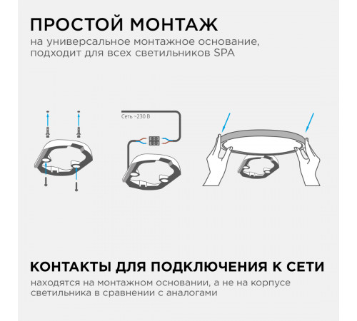 Настенно-потолочный светильник Apeyron Spa 18-144 Настенно-потолочный светильник Apeyron Spa 18-144