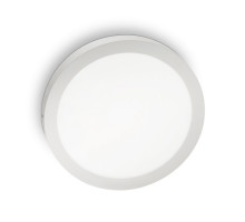 Настенно-потолочный светодиодный светильник Ideal Lux Universal AP1 12W Round Bianco 138596