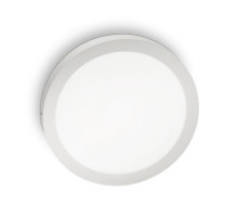 Настенно-потолочный светодиодный светильник Ideal Lux Universal AP1 12W Round Bianco 138596