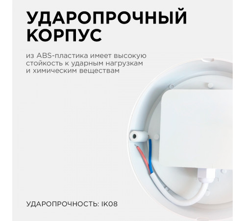 Настенно-потолочный светильник с датчиком движения Apeyron 28-13 Настенно-потолочный светильник с датчиком движения Apeyron 28-13