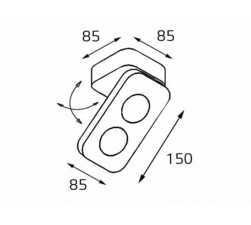 Накладной светильник ITALLINE 62AC21 WHITE