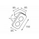 Накладной светильник ITALLINE 62AC21 WHITE