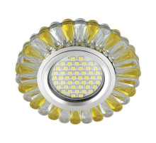 Встраиваемый светильник Fametto Luciole DLS-L145 Gu5.3 Glassy/Gold