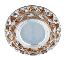 Встраиваемый светильник Fametto Luciole DLS-L130 GU5.3 Chrome/Brown