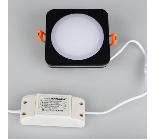 Влагозащищенный светильник Arlight LTD-96x96SOL-BK-10W Warm White 022556 Влагозащищенный светильник Arlight LTD-96x96SOL-BK-10W Warm White 022556