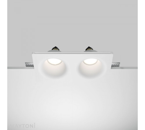 Встраиваемый светильник Maytoni Gyps Modern DL002-DW-02-W Встраиваемый светильник Maytoni Gyps Modern DL002-DW-02-W