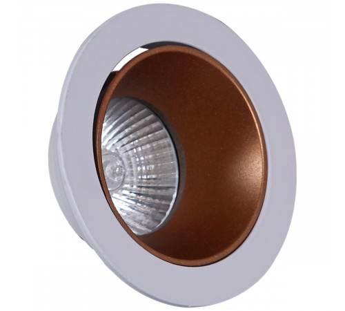 Точечный светильник Reluce 16085-9.0-001PT MR16 WT+ROSE GD