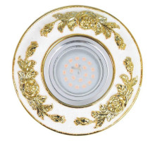 Встраиваемый светильник Fametto Arno DLS-A105 GU5.3 Chrome/White+Gold