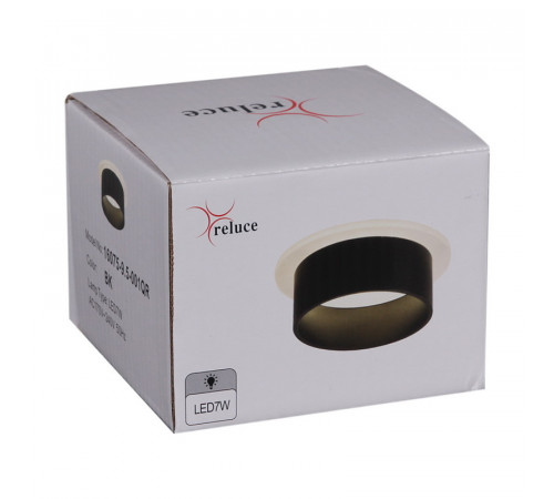 Точечный светильник Reluce 16075-9.5-001QR SMD7W BK Точечный светильник Reluce 16075-9.5-001QR SMD7W BK