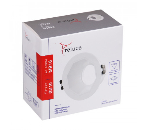 Точечный светильник Reluce 16128-9.0-001 GU10 WT Точечный светильник Reluce 16128-9.0-001 GU10 WT