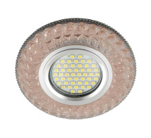 Встраиваемый светильник Fametto Luciole DLS-L144 Gu5.3 Glassy/Light Tea