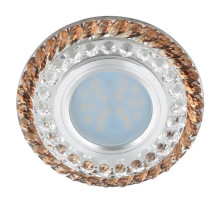 Встраиваемый светильник Fametto Luciole DLS-L132 GU5.3 Chrome/Brown